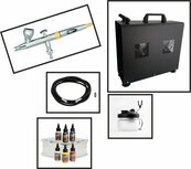 H&amp;S Evolution Solo Airbrush Starters Set