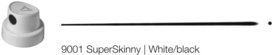 SuperSkinny White/Black