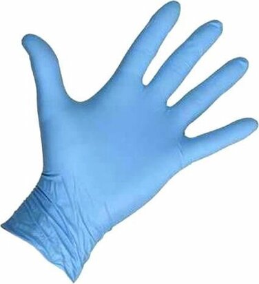 Finixa Nitril wegwerp Handschoenen (blauw) 