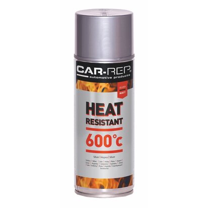 CAR-REP Car-Rep Heatresistant Zilver 600C 400ml