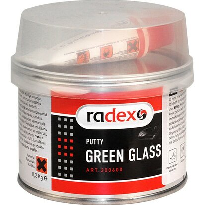 Radex Green glass fiber putty 0,2KG + harder