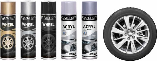 CAR-REP Wheel Black 500ml