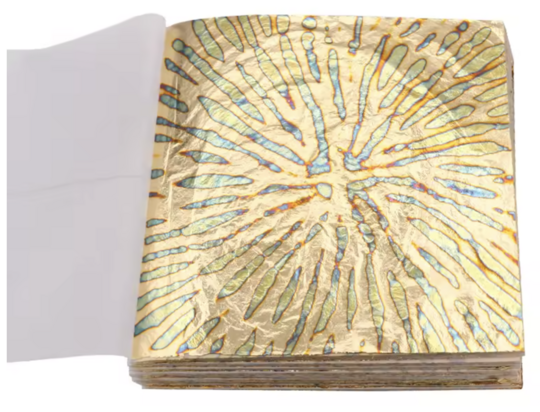 Variegated bladmetaal Flower 50 vellen