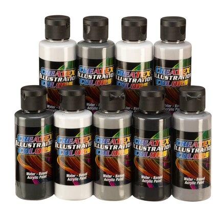 Illustration Neutral Grey Set 60ml  9  kleuren