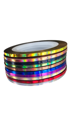 Holografisch tape Oud Koper 0.8mm