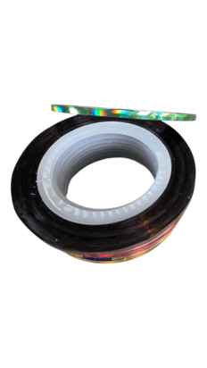 Holografisch tape Groen 2mm