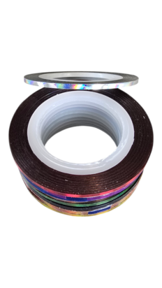Holografisch tape  Zilver 2mm