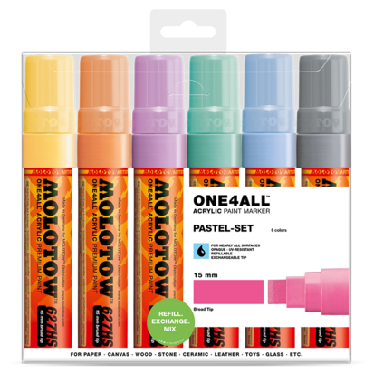ONE4ALL 627HS Pastel-set (6)