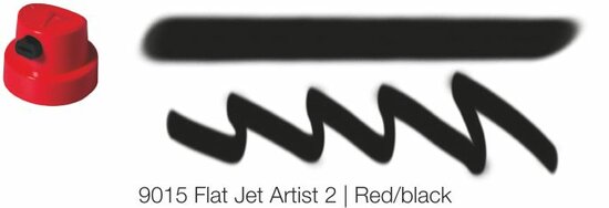 Flat Jet Artist 2 Red/Black
