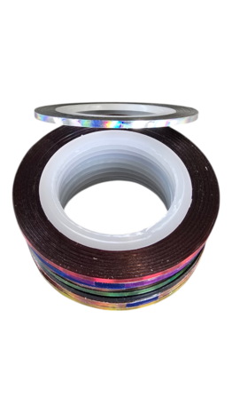 Holografisch tape  Zilver 0.8mm