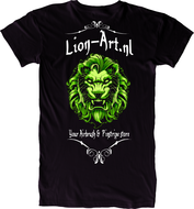 Lion-Art T-Shirt Zwart
